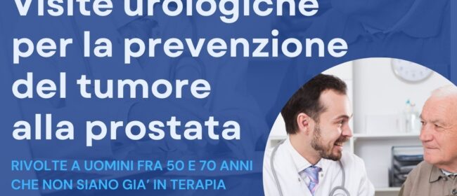 A Vercelli e Borgosesia visite di prevenzione contro il tumore alla prostata in collaborazione con Lilt e Igea